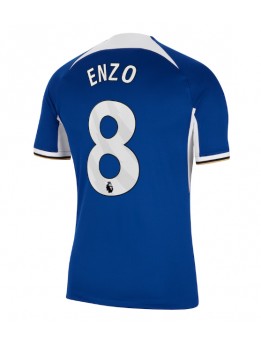 Chelsea Enzo Fernandez #8 Replika Hemmakläder 2023-24 Kortärmad